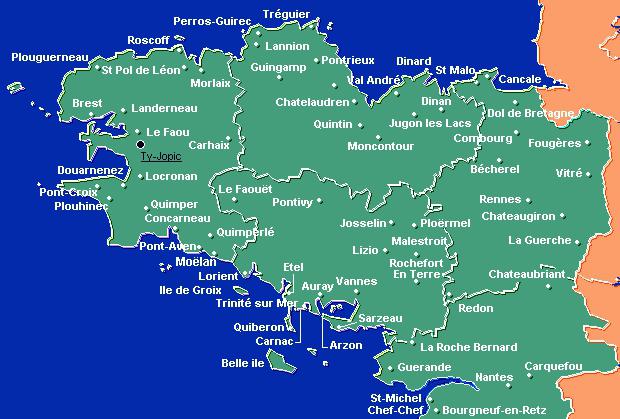 ciudades de bretaña francia